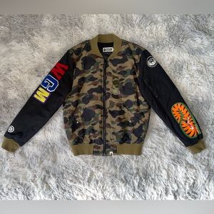 BAPE Camo Bomber Jacket / A Bathing Ape